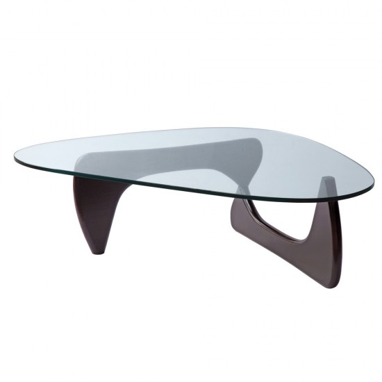 Fine Mod Imports Tribeca Coffee Table, Dark Walnut