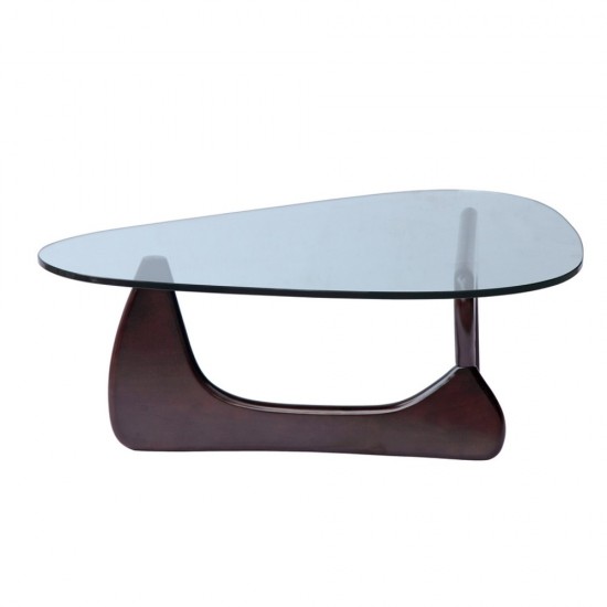 Fine Mod Imports Tribeca Coffee Table, Dark Walnut