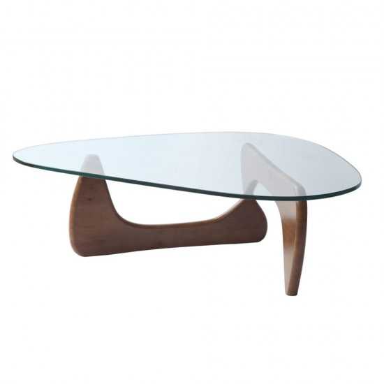 Fine Mod Imports Tribeca Coffee Table, Mid Walnut