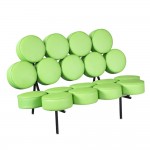 Fine Mod Imports Circle Sofa, Green