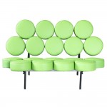 Fine Mod Imports Circle Sofa, Green