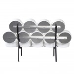 Fine Mod Imports Circle Sofa, White