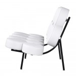 Fine Mod Imports Circle Sofa, White