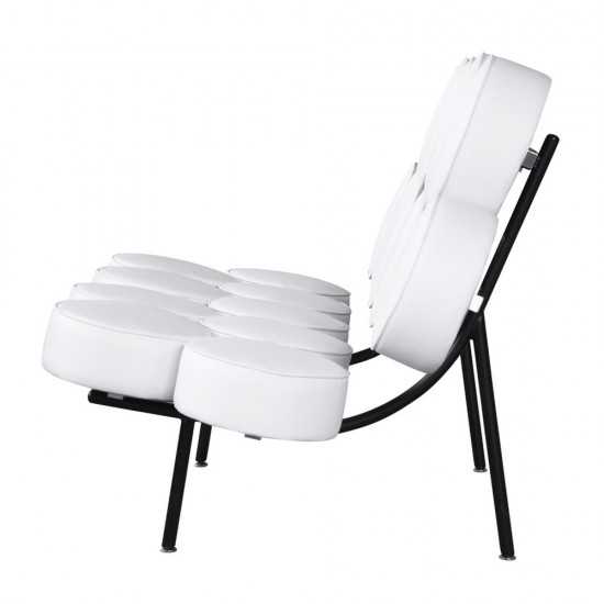 Fine Mod Imports Circle Sofa, White