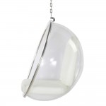 Fine Mod Imports Bubble Hanging Chair, White