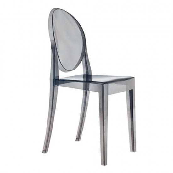 Fine Mod Imports Smoke Side Chair, Smoke