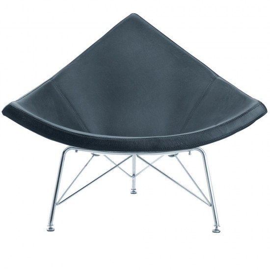 Fine Mod Imports Nut Chair, Black