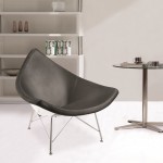 Fine Mod Imports Nut Chair, Black