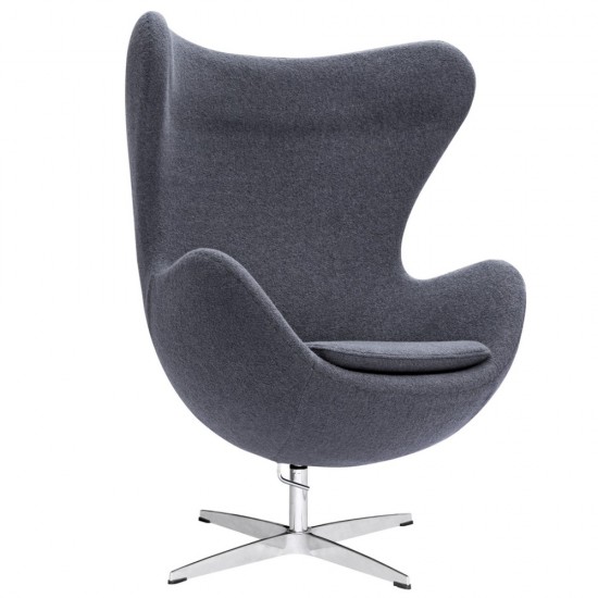 Fine Mod Imports Inner Chair Fabric, Gray
