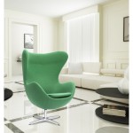 Fine Mod Imports Inner Chair Fabric, Green