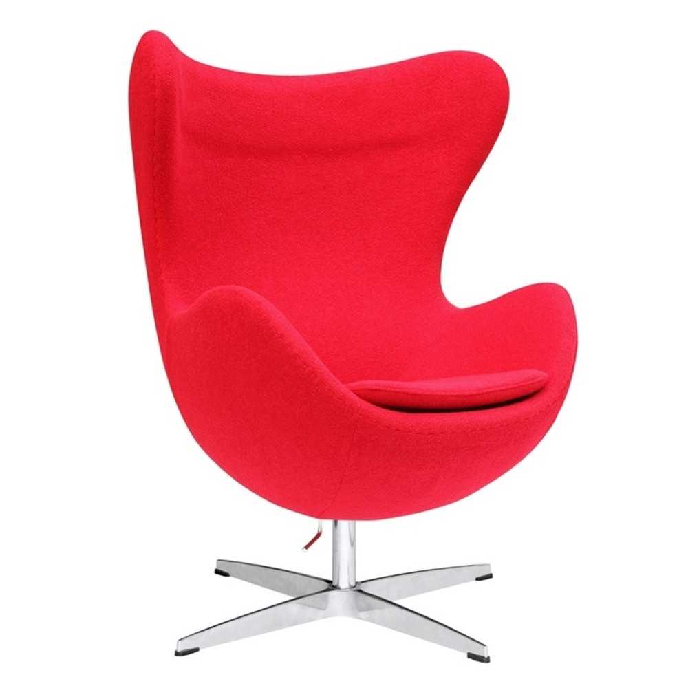 Fine Mod Imports Inner Chair Fabric, Red