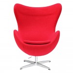 Fine Mod Imports Inner Chair Fabric, Red