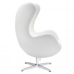 Fine Mod Imports Inner Chair Fabric, White