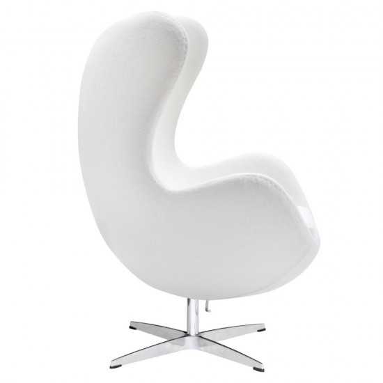 Fine Mod Imports Inner Chair Fabric, White