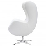 Fine Mod Imports Inner Chair Fabric, White