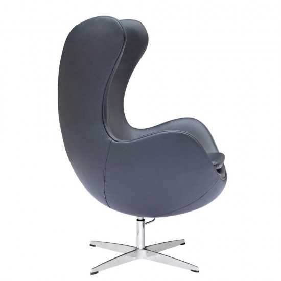 Fine Mod Imports Inner Chair Leather, Black