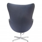 Fine Mod Imports Inner Chair Leather, Black