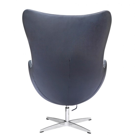 Fine Mod Imports Inner Chair Leather, Black