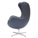 Fine Mod Imports Inner Chair Leather, Black