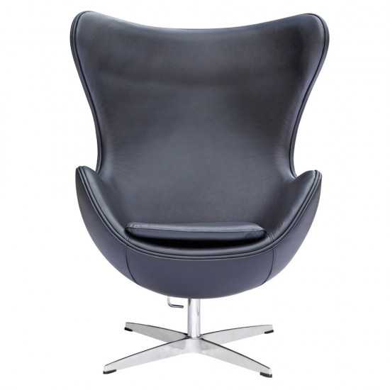 Fine Mod Imports Inner Chair Leather, Black