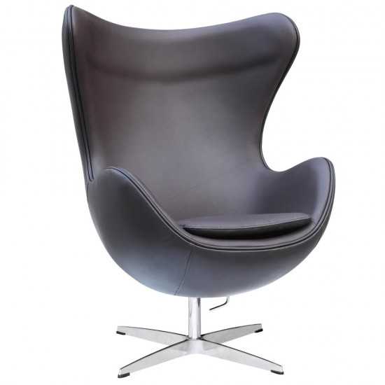 Fine Mod Imports Inner Chair Leather, Brown