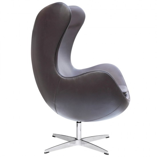 Fine Mod Imports Inner Chair Leather, Brown