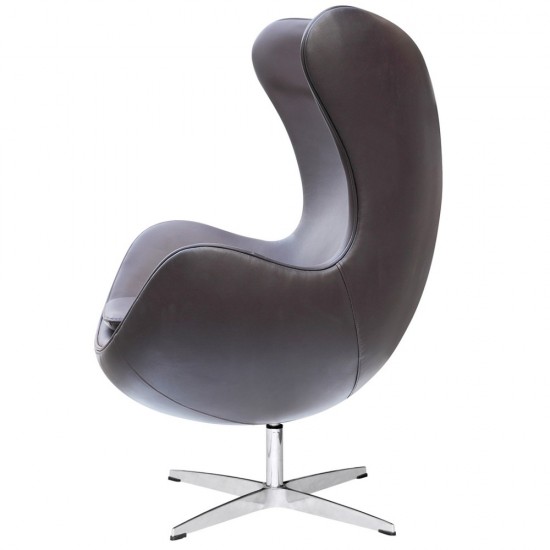 Fine Mod Imports Inner Chair Leather, Brown
