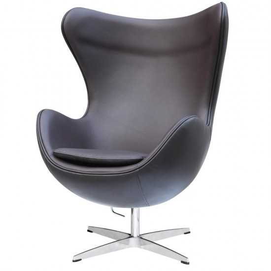 Fine Mod Imports Inner Chair Leather, Brown