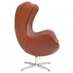 Fine Mod Imports Inner Chair Leather, Light Brown