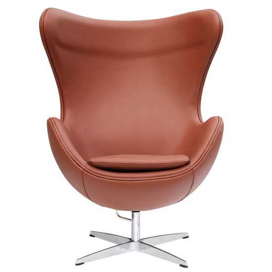 Fine Mod Imports Inner Chair Leather, Light Brown