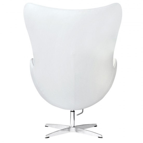 Fine Mod Imports Inner Chair Leather, White