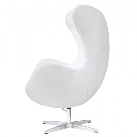 Fine Mod Imports Inner Chair Leather, White