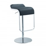 Fine Mod Imports Lem Bar Stool Chair, Black