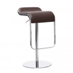 Fine Mod Imports Lem Bar Stool Chair, Brown