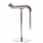 Fine Mod Imports Lem Bar Stool Chair, Brown