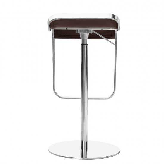 Fine Mod Imports Lem Bar Stool Chair, Brown