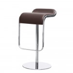 Fine Mod Imports Lem Bar Stool Chair, Brown