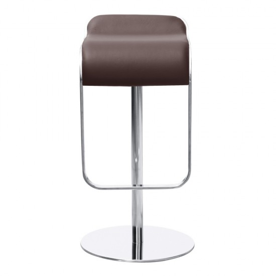 Fine Mod Imports Lem Bar Stool Chair, Brown