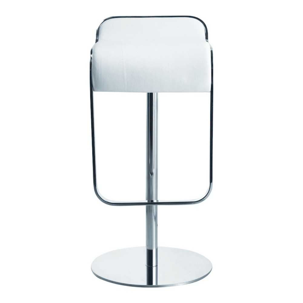 Fine Mod Imports Lem Bar Stool Chair, White Fine Mod Imports Lem Bar Stool Chair, White