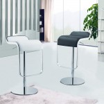 Fine Mod Imports Lem Bar Stool Chair, White