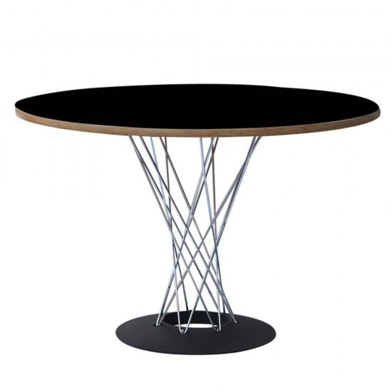 Fine Mod Imports Wire Dining Table 42", Black