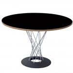 Fine Mod Imports Wire Dining Table 42", Black