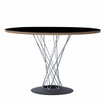 Fine Mod Imports Wire Dining Table 42", Black