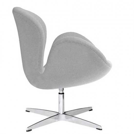 Fine Mod Imports Swan Chair Fabric, Light Blue