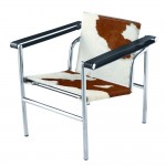 Fine Mod Imports String Pony Flat Chair, Brown