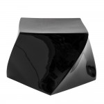 Fine Mod Imports Cube Ottoman, Black