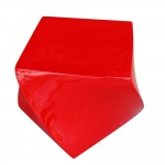 Fine Mod Imports Cube Ottoman, Red