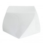 Fine Mod Imports Cube Ottoman, White