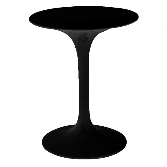 Fine Mod Imports Flower Table 23", Black