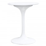 Fine Mod Imports Flower Table 23", White